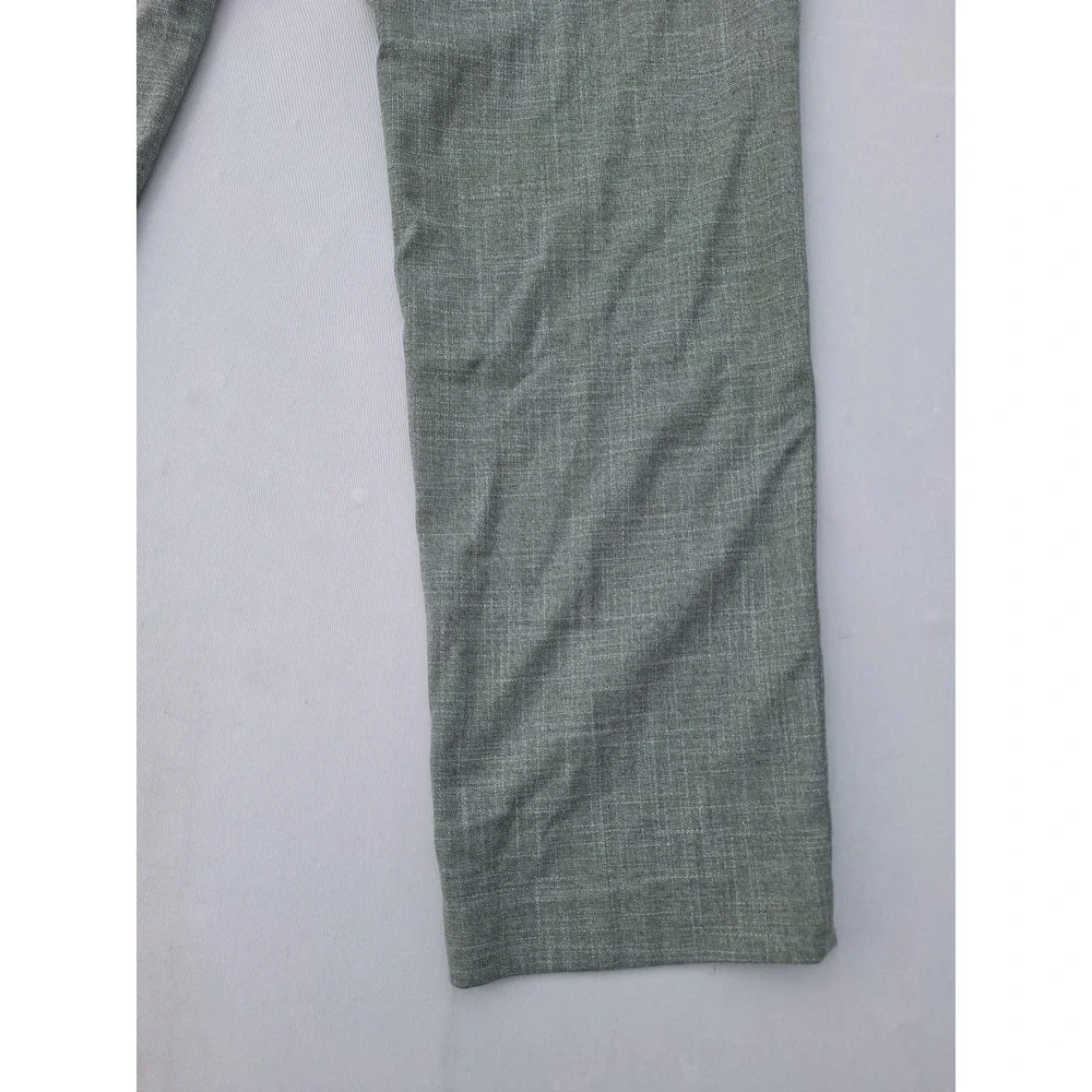 Ralph Lauren Slim Fit Green Gingham Slacks 38x30